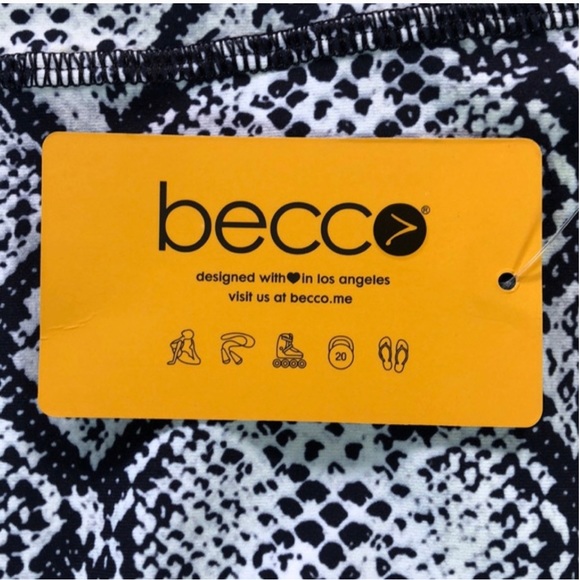 BECCA Athletic Snake Print 7/8 Leggings - NWT - Picture 4 of 4